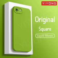 SE 2022 Case YIYONG Original Liquid Silicone Soft Cover For iPhone SE 2020 2 3 SE2 SE3 7 8 Plus iPhone7 iPhone8 iPhoneSE Cases