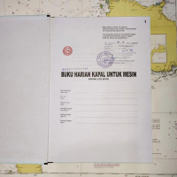 Asli - Buku Harian Kapal Untuk Mesin / Engine Log Book / Buku Jurnal Mesin