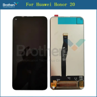 6.26" For Huawei Honor 20 LCD Display Touch Screen Digitizer For Nova 5T Honor 20 Pro Display YAL-L21 YAL-AL10 Assembly Parts
