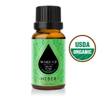 Tinh Dầu Tỉnh Táo Cả Ngày Wake-Up Blend Heber Natural Life, Thiên Nhiên Nguyên Chất, 10ml/30ml/50ml