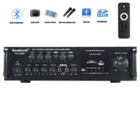 Sunbuck 6188BT 2.1 300W High Power SD USB FM Bluetooth Remote Control AV Amplifier Home Sound Amplifier Audio