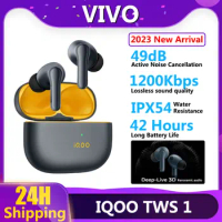 VIVO IQOO TWS 1 TWS Earphone Bluetooth 5.3 49dB Active Noise Cancelling True Wireless Headset 42Hour Battery Life For IQOO 11S