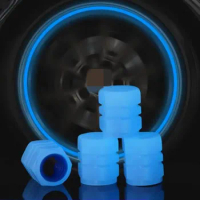 Car Wheel Styling Tyre Hub Luminous Valve Cap Decor For Peugeot RCZ 206 207 208 301 307 308 406 407 408 508 2008 3008 4008 5008