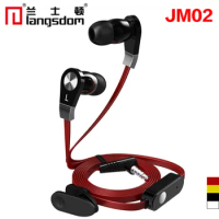 Langsdom JM02 Portable 3.5mm Earphone Stereo Earbuds Super Bass Headset with Microphone 200PCS/lot