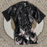[ Happy Girl Shop ] Piyama Tidur Model Kimono Terbaru Mewah Elegan Fit Women Dewasa Gairah Sexy Hot 