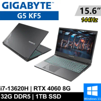 GIGABYTE 技嘉 G5 KF5-H3TW394KH-SP3 15.6吋 黑-特仕機(32G/1TB SSD)