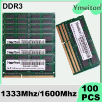 100PCS Ymeiton memoriam DDR3 Laptop Memory Module ddr3 1333MHz 1600MHz 4GB 8GB SO-DIMM RAM 240Pin Laptop Memory Module Wholesale