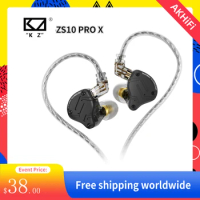 KZ ZS10 Pro X In Ear Wired Earphones HIFI Bass Earbuds Monitor Headphones Sport Noise Cancelling Music Game Headset