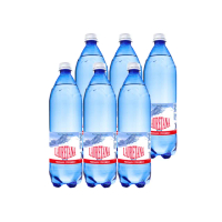 即期品【LAURETANA蘿莉塔娜】義大利 天然氣泡水 塑膠瓶 1000mlx6入(氣泡水)