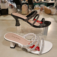 Fladeo new sandal pesta heels 7cm wanita ringan empuk & ori size 36-40