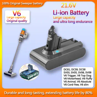 21.6V Dyson V6 lithium-ion battery DC58 DC59 DC61 DC62 vacuum cleaner SV09 SV07 SV03 SV04 SV06 SV05 rechargeable battery
