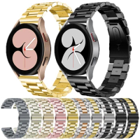 Luxury Metal Strap For Samsung Galaxy Watch 4 5 6 40mm 44mm Galaxy 4 6 Classic 47 46mm 5 Pro 45mm Stainless Steel 20mm WatchBand