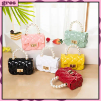 GROS Tas Jelly Selempang Mini 6847 Motif Mutiara Sling Bag Wanita