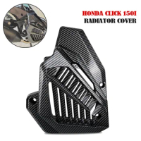 Carbon Fiber Motorcycle Radiator Cover Panel Cover prodector for Honda Click 125i/150i 125 V2 ABS Motorbike Accessories