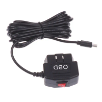 OBD để loại C sạc cáp điện cho Dash Camera Car DVR 24h bãi đậu xe Phụ Kiện Xe Hơi bảo vệ pin