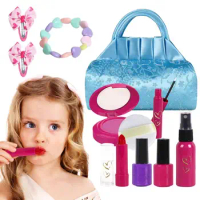 Doll Makeup Set Toys Safe Kids Makeup Sets For Girls Safe And Harmless Girls Playhouse Toys Birthday Gifts