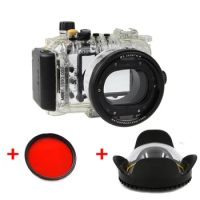 40M 130ft Underwater Waterproof Housing Diving Camera Case Cover Box For Canon S100 S110 S120 Camera PowerShot Photography