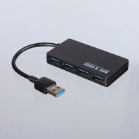 4 port gaya ultra-nipis hab 4-port Pembahagi HUB USB3.0