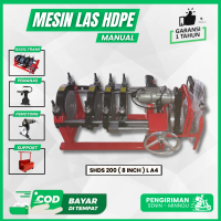 Mesin Las Pipa Hdpe Manual SHDS 200 L A4 Mesin Joint Hdpe 2 - 8 Inch ( 4 Clamp )