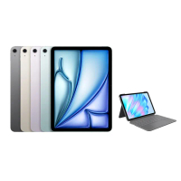 【Apple】2025 iPad Air M3晶片/11吋/WiFi/256G 平板電腦(羅技Combo Touch鍵盤保護殼組)