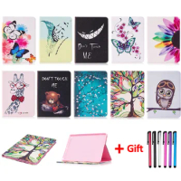Fashion Painted Case Cover For iPad 9.7 10.2 Case Stand Wallet Funda For iPad 10 2 Case For iPad 9 8 7 6 5 th Gen Air 1 2 Mini 5