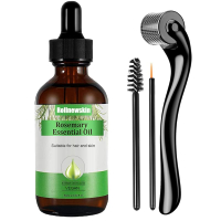 Rosemary Oil for Hair Growth Beard Eyelash Nourishment and Skin Care - Natural Essential with Aromat
