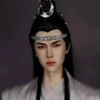 1/6 Figure BJD Doll Wang Yibo The Untamed Realistic Top Quality MDZS Lan Wangji White Lan Zhan Head Body 30cm Tall Limited Art