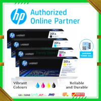 HP Toner 201A Hitam Original untuk LaserJet Pro M252 & MFP M277 Series - Set 4 Warna Asli dan Tahan 