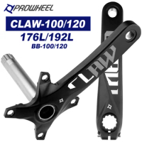 Prowheel Fatbike Crankset Claw-100/120 Snow Bike Crank Arm ebike Sprocket 104BCD Shaft 176/192mm Bottom Bracket BB100/120