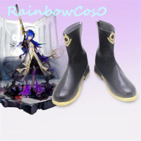 Arknights Mostima Cosplay Shoes Boots Game Anime Halloween Christmas RainbowCos0 W3000