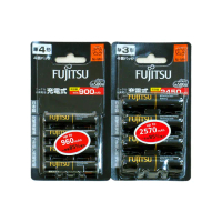 【FUJITSU 富士通】大容量鎳氫低自放充電電池(4個入)