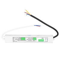 vincoco Penukar Penyesuai 12V 30W Bekalan Kuasa LED AC110V-260V Ultra Nipis Pemandu LED IP67 Di luar
