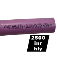 BATERAI 18650 JOS  INR 2500MAH  HLY 3,7volt