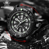 ADDIES Top Men's Military Watch Luminous Tube NATO Nylon Watch Luxury Stainless Steel Sports Men's Quartz Watch Fashion Diving