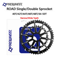 Prowheel DMA Bicycle Chain wheel Narrow/Wide Chainring Road bike AL-7075 Sprocket 40T 42T 44T 46T 48T 34T 54T Sprocket 3 Bolts