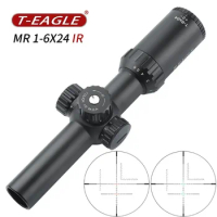 MR 1-6X24IR Riflescope Illumination Compact Scope Hunting Tactical Optical Sights Airgun Shooting Riflescope For Outdoor