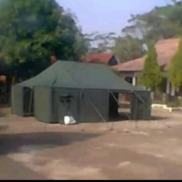 tenda regu komando 4x6 bahan D300