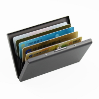 名片夾 金屬駕駛證盒防盜刷卡包信用卡片收納盒男女式防消磁銀行卡盒卡夾『XY20186』