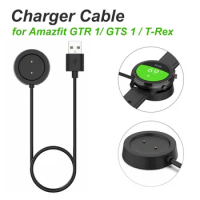 for Amazfit GTR/GTS/T-Rex 42mm 47mm Charger Cable 1M USB Charger Cradle Dock Base Smart Watch Fast Charging Power Cable Device