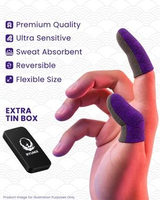 Sades Ryunix TSX Thumb Sleeve Finger Sleeve Sarung Jempol Gaming PUBG CODM Feefire Anti Keringat Pur