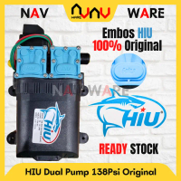 Pompa Air DC 12V HIU Dual Pump Original 138Psi Double Motor Pertanian - Dual Bevel Drat