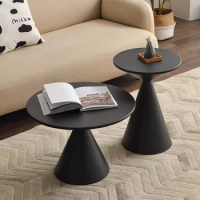 Round Console Coffee Tables Living Room Auxiliary Space Savers Modern Coffee Tables Salon Floor Stolik Kawowy Furniture HY