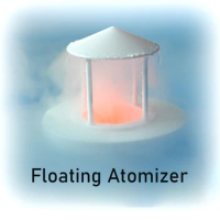 ABS Floatable Ultrasonic Humidifier Generator Nebulizer Water Fountain Pond Atomizer Mist Maker Fish Tank Aquarium Accessories