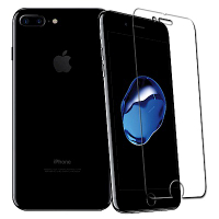 iPhone 8 Plus/ iPhone 7+ 鋼化玻璃膜(非滿版)+側邊蝶翼機身背膜