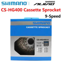 SHIMANO CS HG400 9 Speed Mountain Bike Cassette 11-32T 11-34T 12-36T MTB 9v Bicycle Freewheel Original Accessories