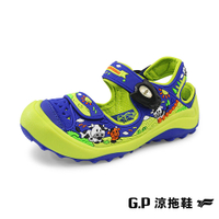 G.P 牛牛兒童護趾鞋-藍綠 G1629B GP 涼鞋 拖鞋 童鞋 包頭鞋