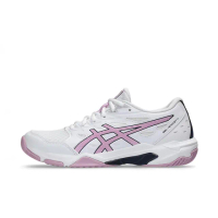 【asics 亞瑟士】Gel-rocket 11 女 排球鞋 羽球鞋 穩定 包覆 回彈 白 粉紅(1072A093-105)