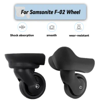 For Samsonite F-02 Universal Wheel Replacement Suitcase Rotating Smooth Silent Shock Absorbing Wheel Accessories Wheels Casters