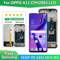 AAA Quality For Oppo A12 CPH2083 CPH2077 Lcd Display Touch Screen Digitizer Assembly Replace For Oppo A12s Display with frame