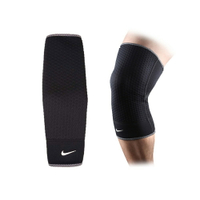 Nike護膝套黑(配件 慢跑 路跑 籃球 網球 羽球【93370330】≡排汗專家≡